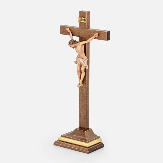 Crucifixo Cristo Barroco c/ Base Crucifixo Cristo Barroco c/ Base
