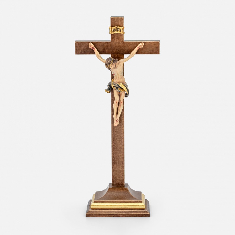 Crucifixo Cristo Barroco c/ Base