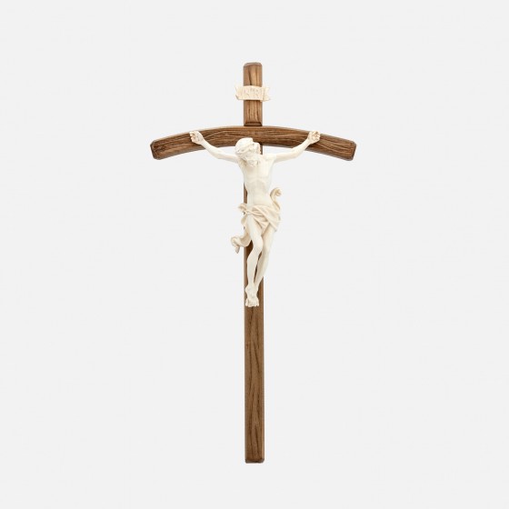 Crucifixo "Cristo Leonardo" Cruz Curva Crucifixo "Cristo Leonardo" Cruz Curva