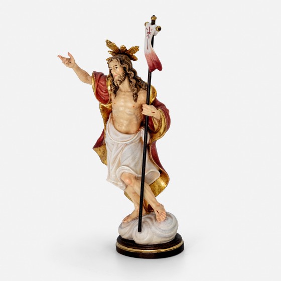Cristo Ressuscitado c/ Base e Estandarte Cristo Ressuscitado c/ Base e Estandarte