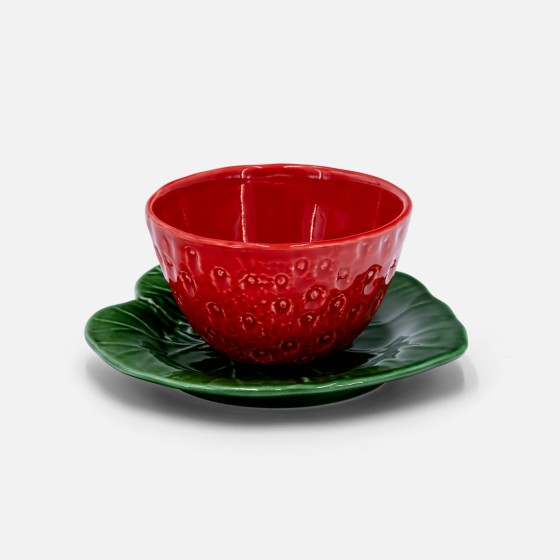 Taça Morango c/ Prato  Taça Morango c/ Prato