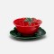 Taça Tomate Vermelho c/ Prato 